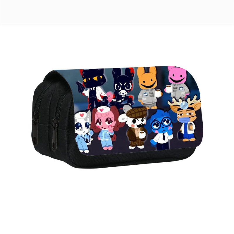 Animal Hospital Roblox pencil case กล่องดินสอโรงพยาบาลสัตว์ โรบ็อกซ์ กล่องดินสอสองชั้นสําหรับนักเรียนชั้นประถมศึกษาและมัธยมศึกษา