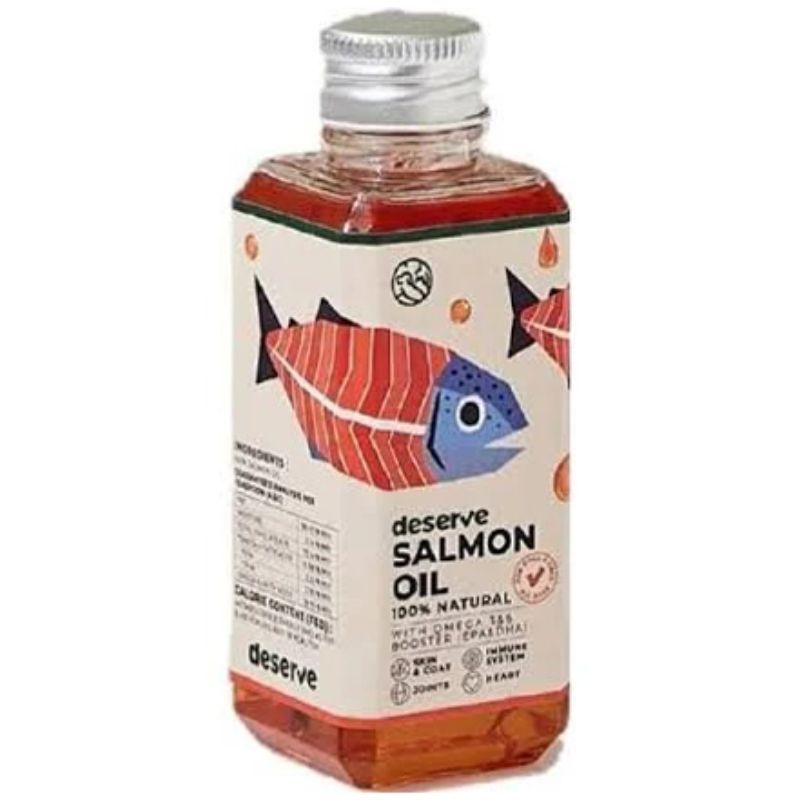 Deserve ดีเสิร์ฟ น้ำมันแซลมอน สำหรับสัตว์เลี้ยง 50 ml Deserve Salmon oil for pet 50 ml