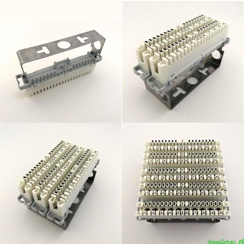 Jenniferac โทรศัพท์โมดูลวงเล็บ Krone ประเภทกลับ Mount กรอบสําหรับ Krone LSA โมดูล MT-2201