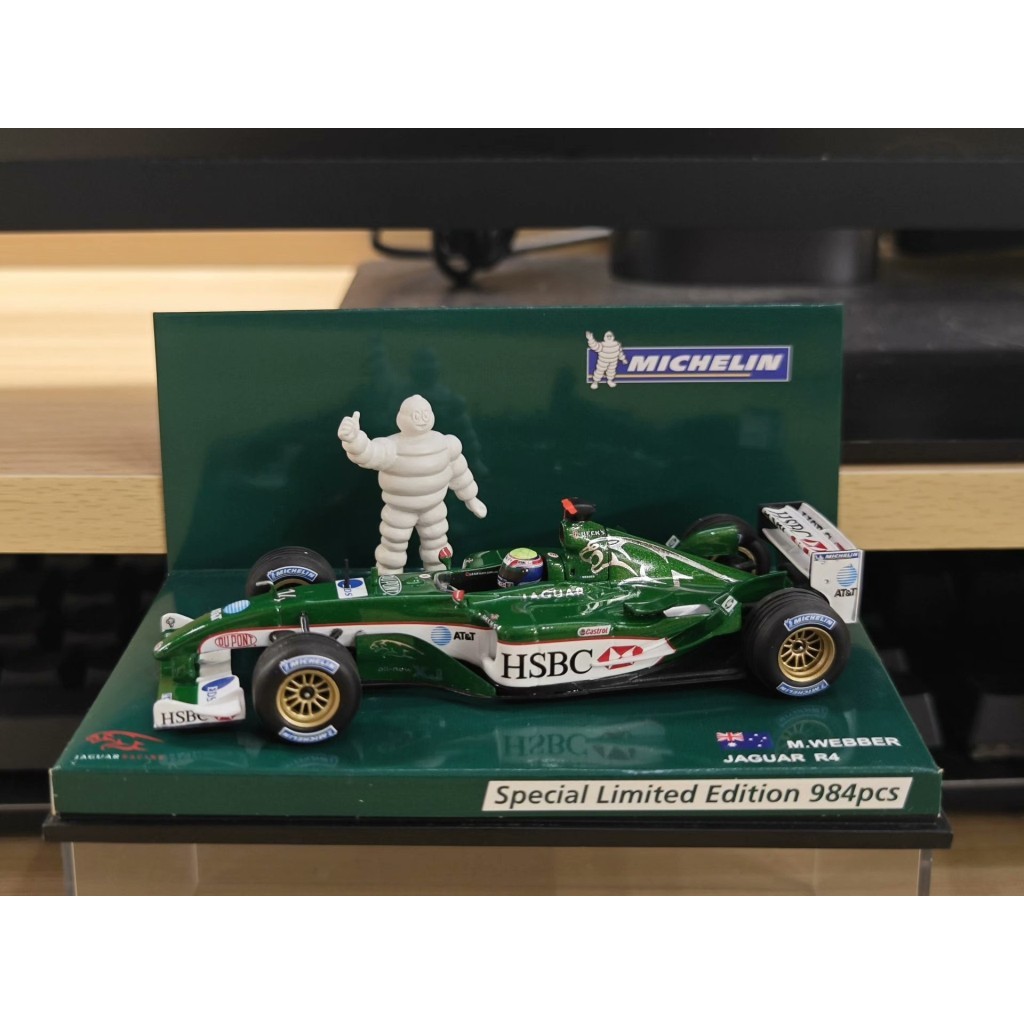 Mini Cut F1 รุ่น R4 America Tiger Webb 2003 Season. ในฤดูกาลเกม 2003, Mark Webber Obtained Breakthro