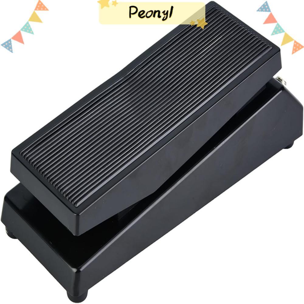 PEONY Wah Effect Pedal, PP + โลหะสเตอริโอกีตาร์ Wah Pedal, คลาสสิก Multi Wah สีดําควบคุมเท้า Multi W