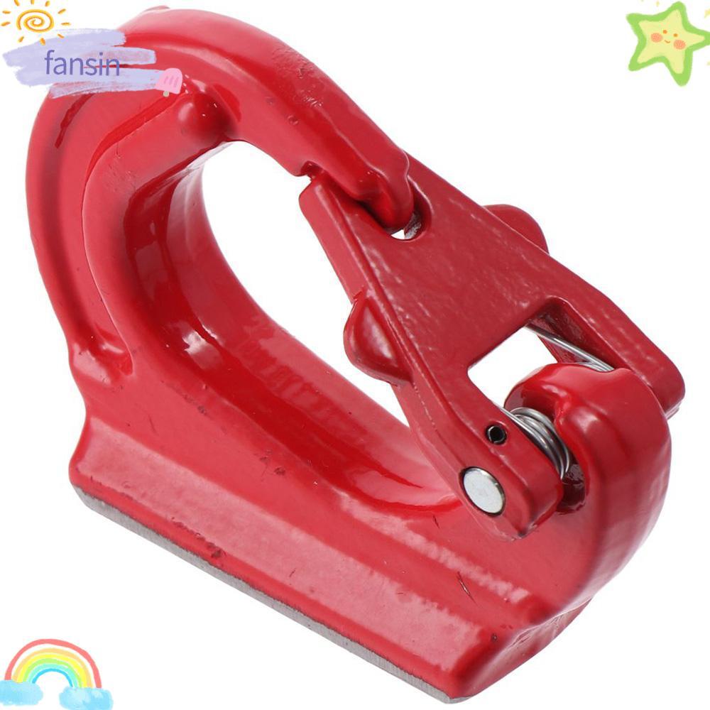 FANSIN ตะขอยกสําหรับงานหนัก ความจุ 4400lbs สีแดง G80 Weld-on Anchor Hook, Universal 2T พร้อมตะขอเชื่