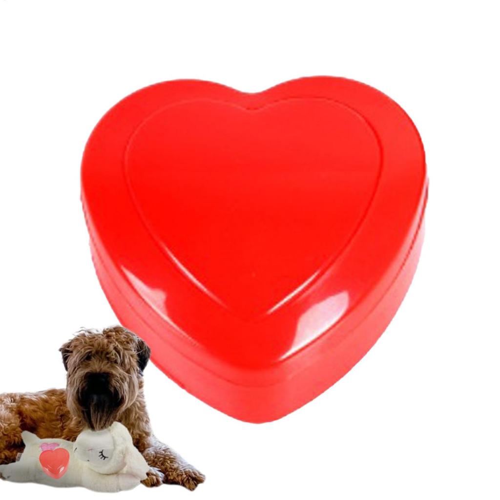 Heart Beat Simulator กล่องรูปหัวใจ Heart Beat จําลอง Sensory Soothing ตุ๊กตาตุ๊กตา Plush สุนัขลูกสุน