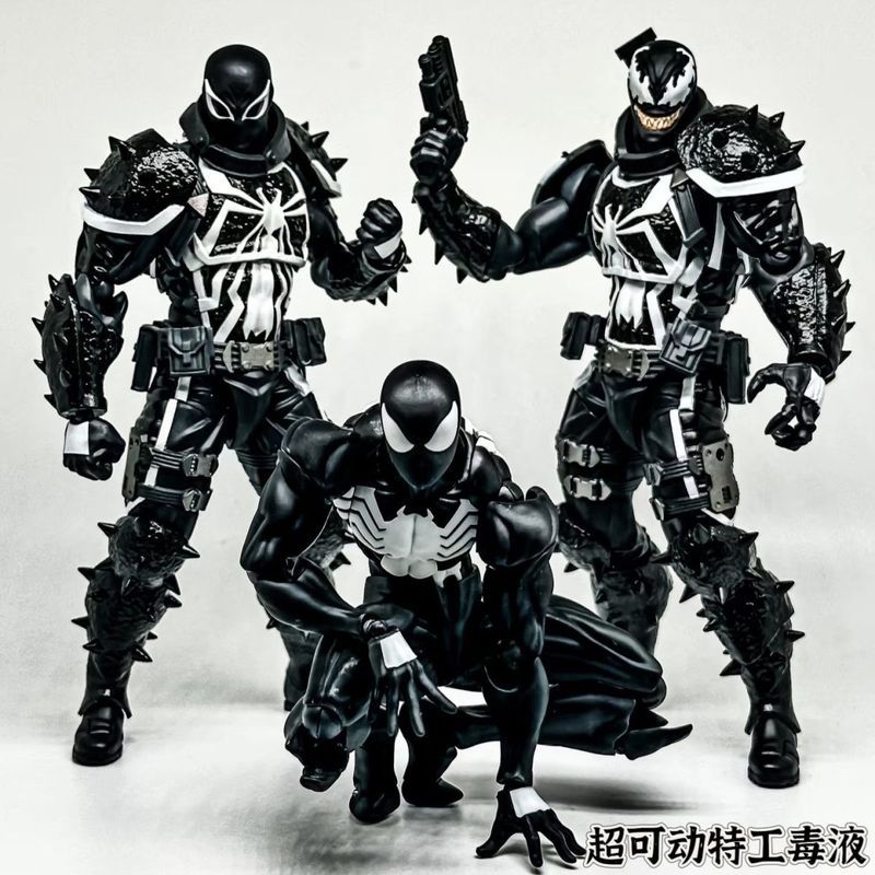 【พร้อมส่ง】venom venom figure โมเดลฟิกเกอร์ Avengers venom spiderman venom โมเดล symbiote Venom Actio