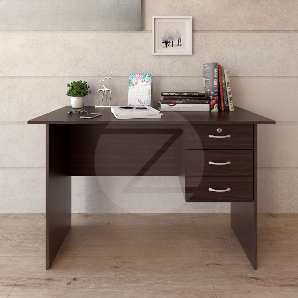 Writing Table with 1 Locker + 2 Drawer Table- HMZ-FN-WT-2004