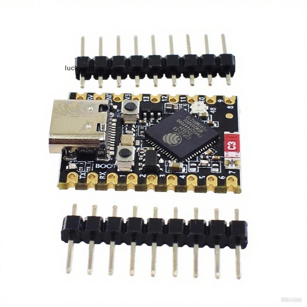 Luckyqqq 1 ชุดขนาดเล็กพิเศษ WiFi 5.0 ESP32-S3 Supermini บอร์ดพัฒนาสําหรับ ESP32 S3 ESP32-S3FH4R2 well