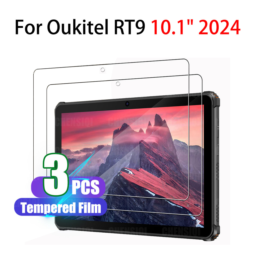 3PCS สําหรับ OUKITEL RT9 RT8 Tab RT7 Titan RT6 RT3 RT10 Ultra HD ฟิล์มกระจกนิรภัยสําหรับ OUKITEL OT9