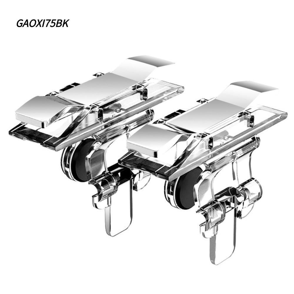 GAOXI75BK PUBG Game Controller, Sensitive Gamepad โทรศัพท์มือถือเกมมือถือ Trigger, Aim Key E9 L1 R1 