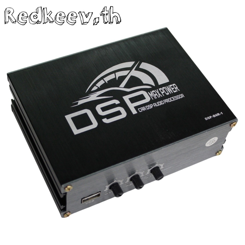 4x50W รถ DSP เครื่องแปลงไฟดิจิตอลสําหรับรถยนต์รองรับ APP ควบคุม