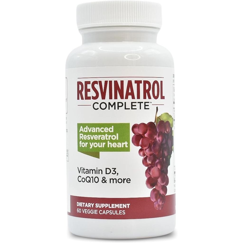 60 แคปซูล - อาหารเสริม Resveratrol - Healthy Aging