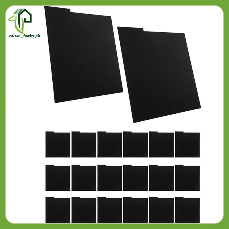 [edison_fowler.ph] 20 ชิ้น Bookend Dividers สําหรับชั้นวางที่มีแท็บตัวอักษรสําหรับห้องเรียนและบันทึก