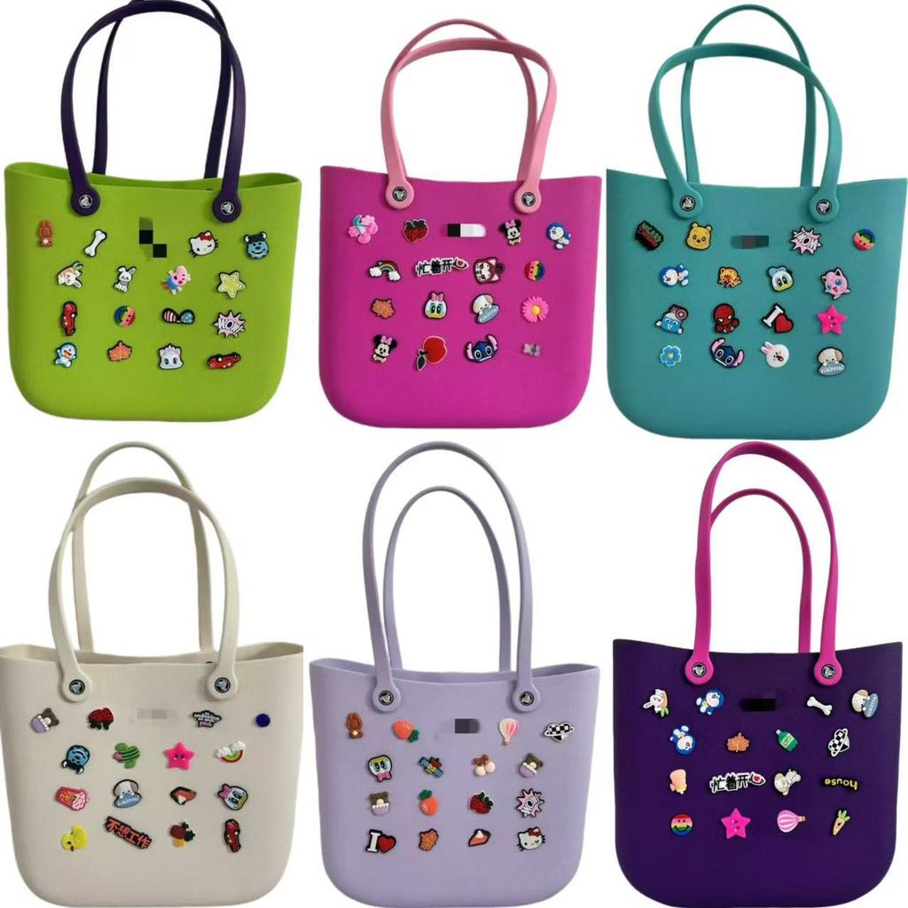 Eva Beach Bag eva Crescent Bag eva Hole Bag กระเป๋ากลางแจ้งเอเชียตะวันออกเฉียงใต้ตะกร้าผักกระเป๋า Do