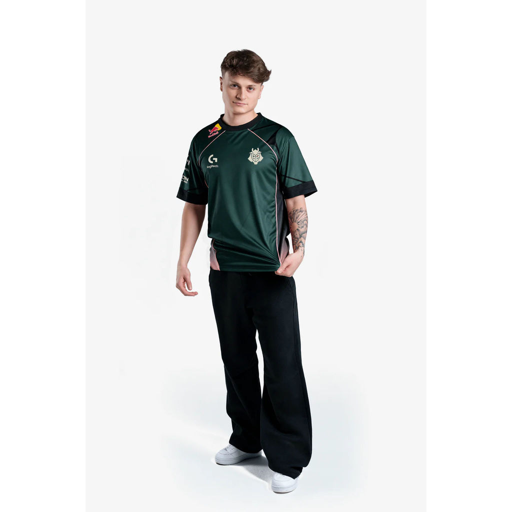 New G2 Jersey E-sports เสื้อยืดสีเขียวสําหรับผู้ชาย มีให้เลือก CS2, LOL และ VALORANT