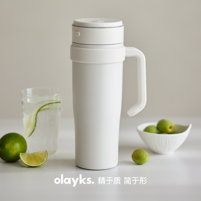 Olayks Instant olayksคั้นน้ําถ้วย Ice Master Cup ฉนวนกันความร้อนแบบพกพาเครื่องปั่นไฟฟ้าถ้วยรถถ้วยคั้