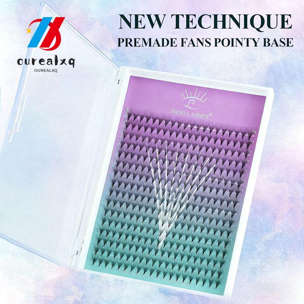 OUREAPH ขนตาปลอม, 6D Volume PBT วัสดุขนตาเทียม,อุปกรณ์แต่งหน้า Sharp Thin 8D Volume Grafting Eyelash