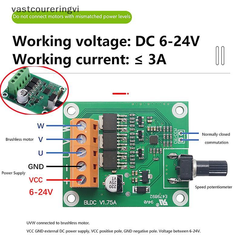 ERV คุณภาพสูง Dc มอเตอร์ไร้แปรงควบคุม 6V12V24 โวลต์ CD ไดรฟ์พัดลมมอเตอร์ Governor DIY อุปกรณ์เสริม N