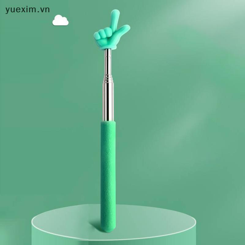 Retractable Teacher Pointer Finger Design StainlessSteel Telescopic School Teaching Pointer Sti Teac