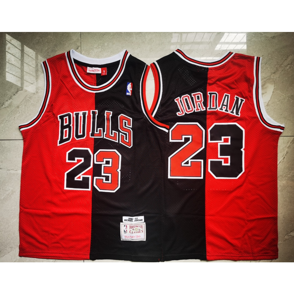 IDAWN7 NBA Chicago Bulls jersey No. 23 เสื้อบาสเก็ตบอล Jordan สีแดง