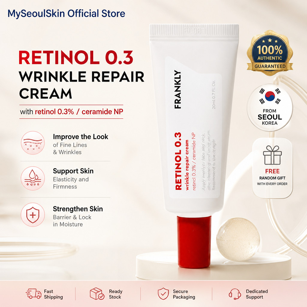 Frankly Retinol 0.3 Cream 20ml Anti-Aging Face Cream Korean Skincare Daily Beauty Care ส่งจากโซล เกา