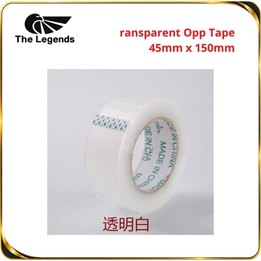 เทป OPP 45 มม. x 100 มม. 150 มม. เทปโทรศัพท์มือถือใสใส 透明胶带 LG