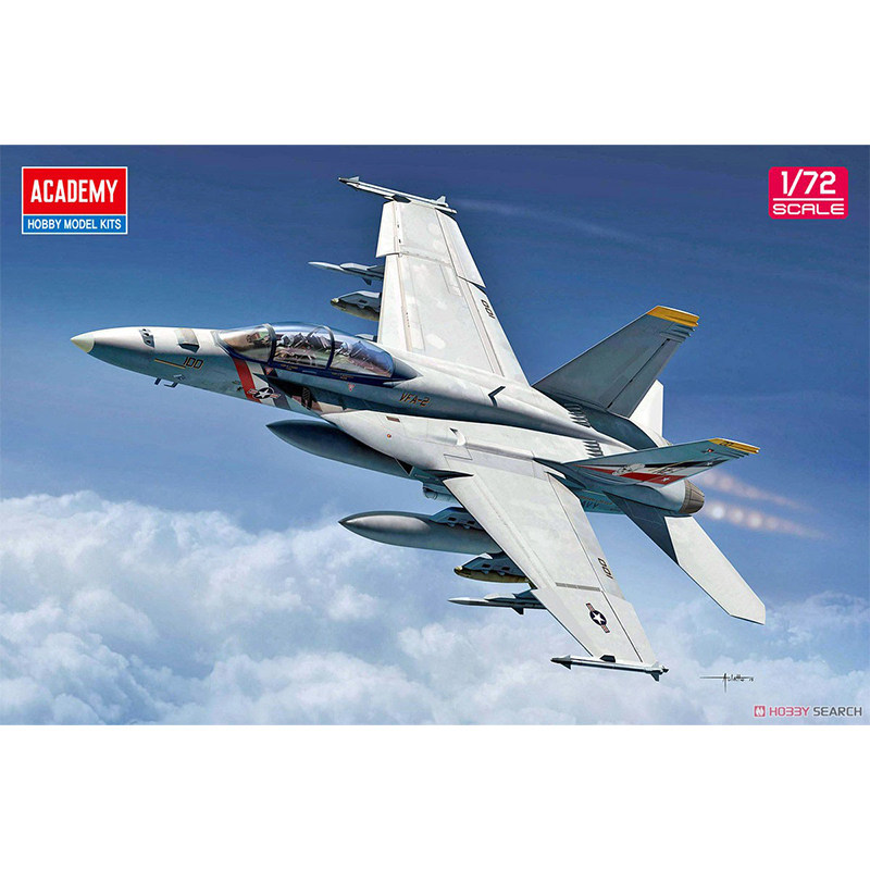 คลังสินค้าพร้อม Fast Shipping 1/72 Edme USA F/A-18F Fighter 12567 พลาสติกประกอบเครื่องบิน