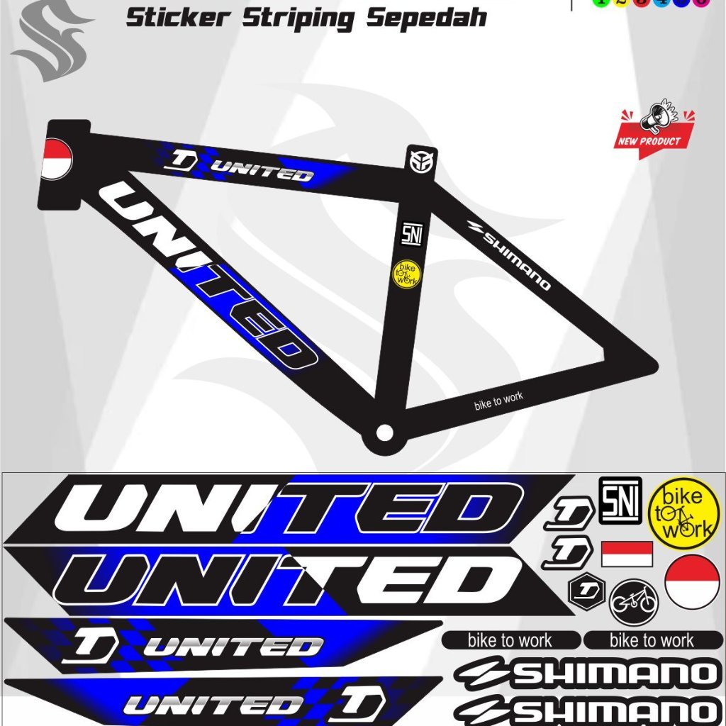 UNIVERSAL BICYCLE KICKER STRIPING VARIATION