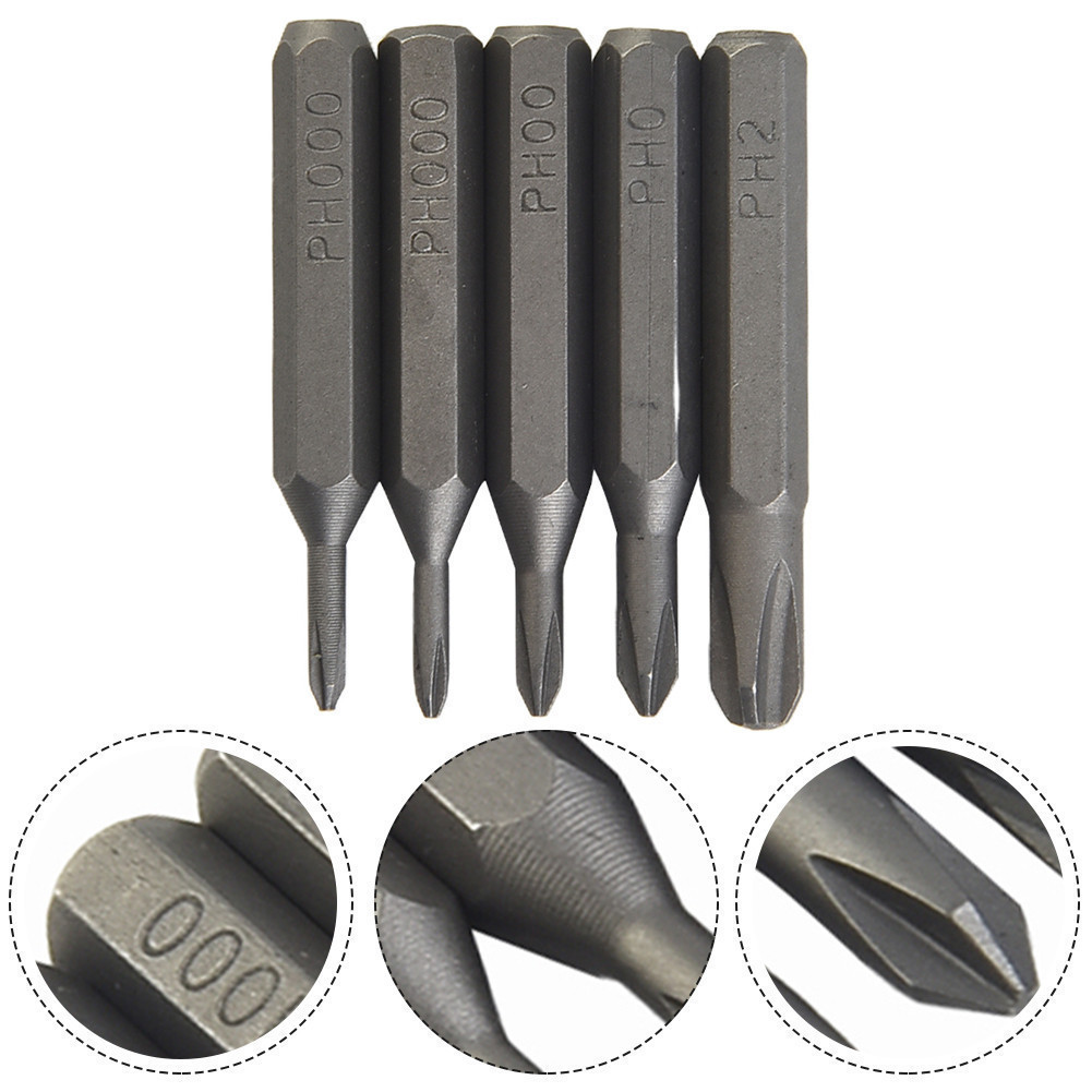 [LVDN] H428mm Cross ดอกไขควง PH0000 PH000 PH00 PH0 PH1 PH2 4mm Hex Shank