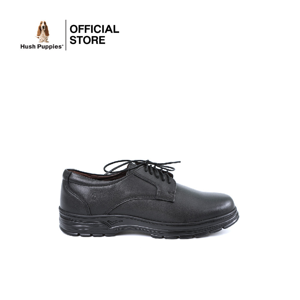 Hush Puppies รองเท้าผู้ชาย รุ่น HP 8HDFPP066A - สีดำ (รองเท้าทางการหนังสังเคราะห์ แบบสวม)