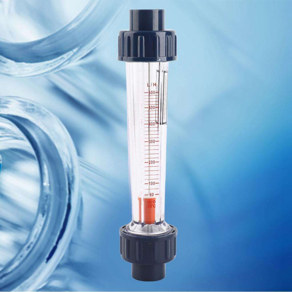 Ujewndju Peak Meter Tube Type น้ําของเหลวทันที 60 600L H พลาสติก Rotameter LZS 15D