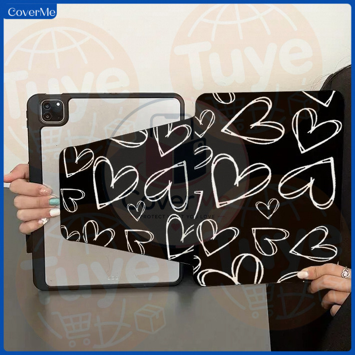 CoverMe 360°หมุนอะคริลิคสีชมพูโบว์สําหรับ HONOR Pad X8 X9 X10 Pro X9A X8A 11.0 "ฝาครอบขาตั้ง NDL-W09