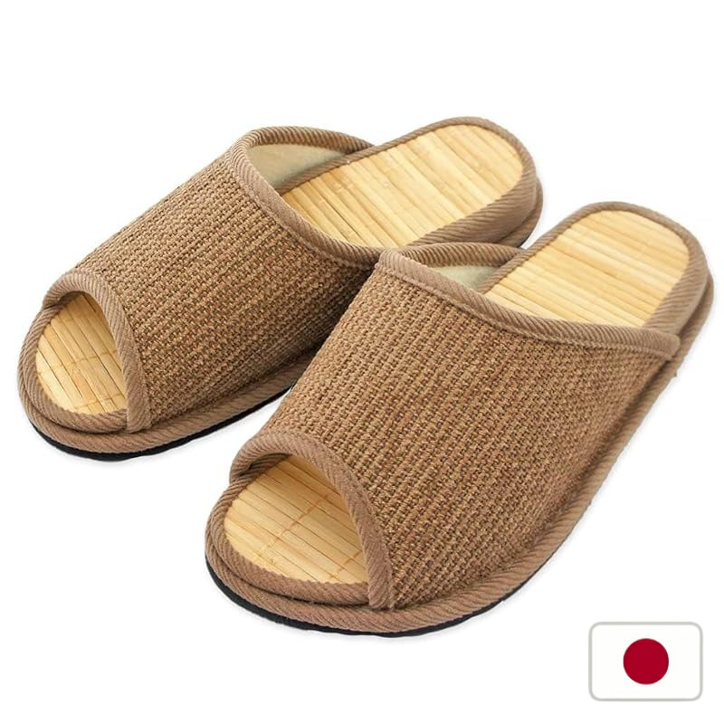 Slippers by CREO D Cenote Mall Bamboo Foot Massage Slippers, Size G, Made in Japan, Arch Support, Fi