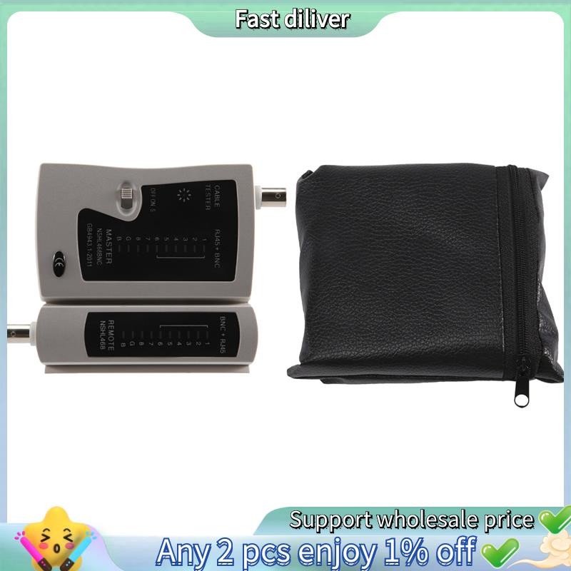 HJ-Network Cable Ethernet Tester LAN RJ45 BNC Test Tool Coax Signal Lan Tester