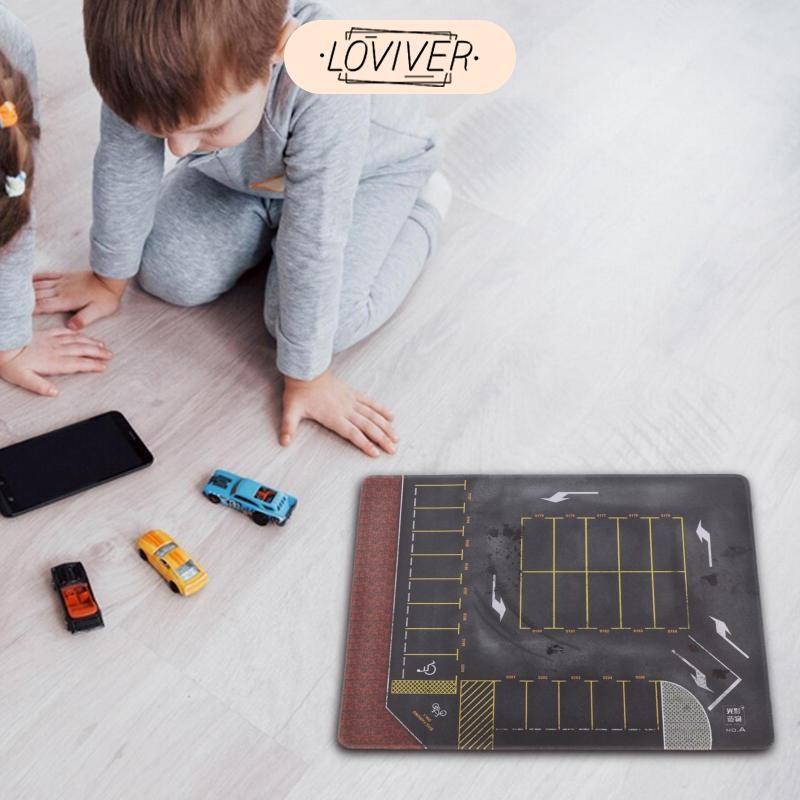 1/64 Scale Parking Lot Mini Diecast Garage Layout Pad,รถฉาก,ฉาก