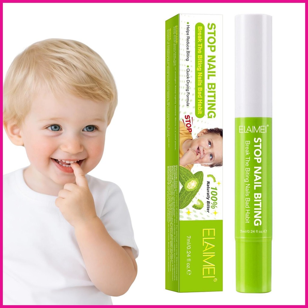 หยุดกัดเล็บสําหรับเด็ก 7ml Anti-Nail กัดป้องกัน Click ปากกา Bitter Stop Sucking Habit Thumb Guard ธร