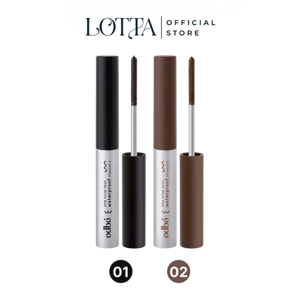 OD9010 ODBO One true lash waterproof mascara มาสคาร่าหัวเหล็ก