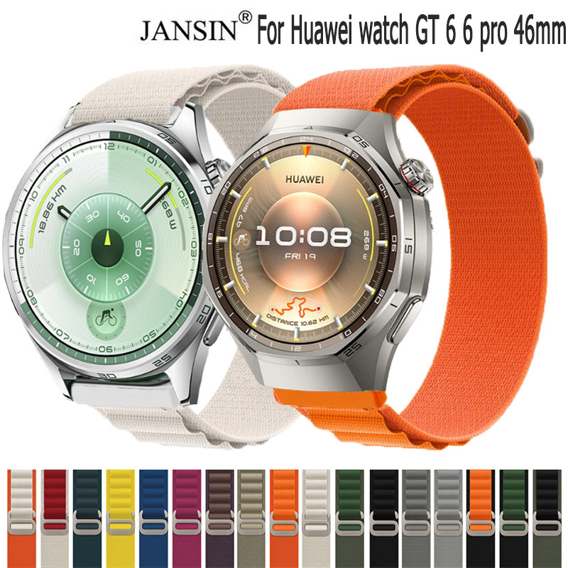 สําหรับ Huawei watch GT 6 6 pro 46mm สายไนลอน สายรัดข้อมือสําหรับ