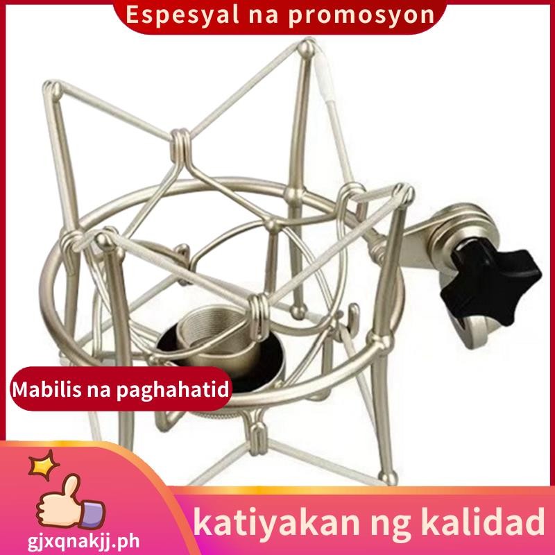 U-87 ไมโครโฟน Shock Mount สตูดิโออุปกรณ์เสริมการบันทึกใช้งานร่วมกับ U-87 AI ลดเสียงรบกวนgjxqnakjjph