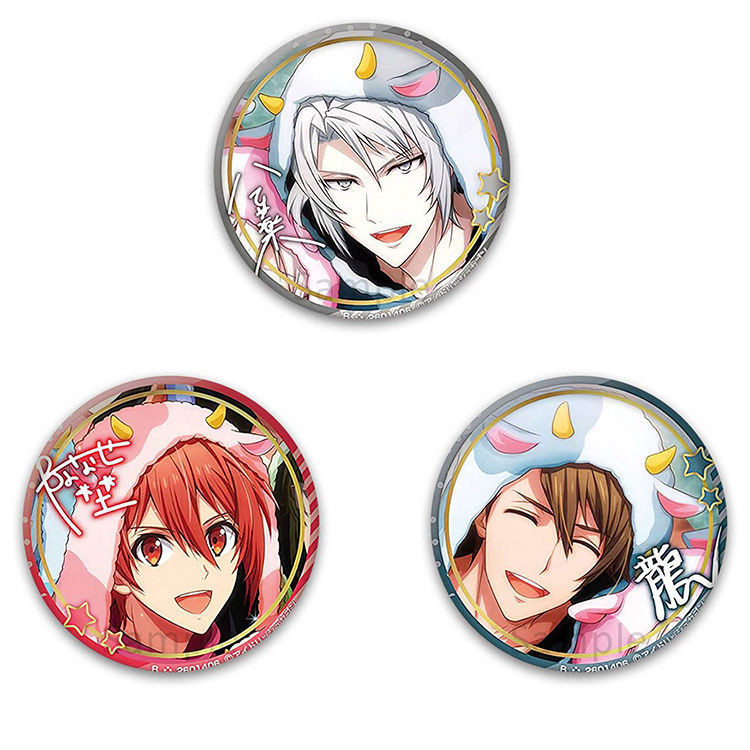 [คลังสินค้าพร้อม] IDOLISH7 Idol Star Wish Merchanted Badge Bar Chi จี้สิบมังกร Nosuke Yaotome Le Nan