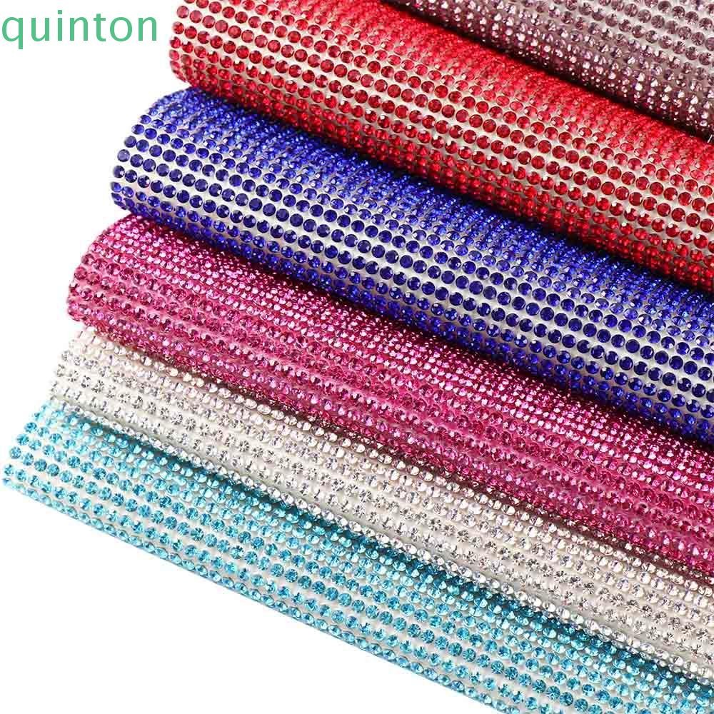 QUINTON Gem Stickers คุณภาพสูง Self-Adhesive Bling Bling ของขวัญตกแต่ง