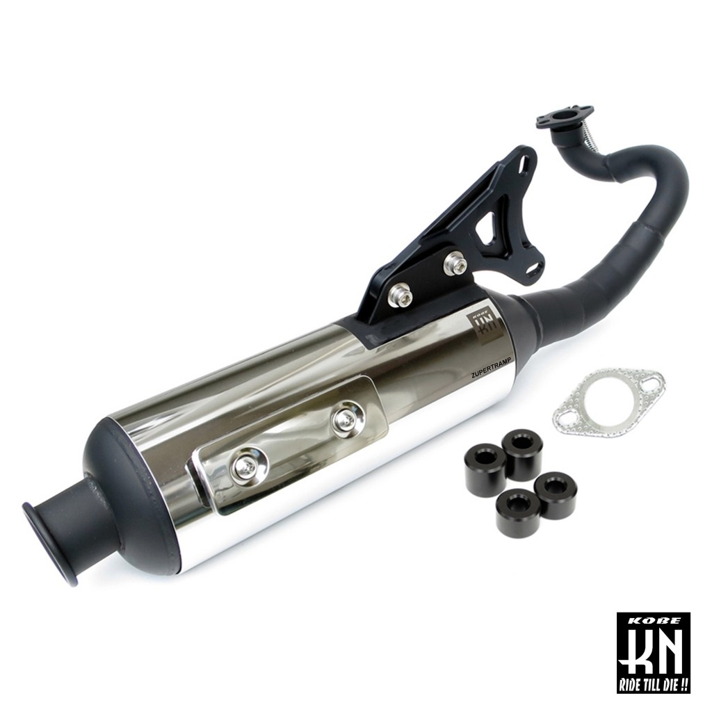 ท่อไอเสีย KN ใส่ Yamaha Jog (50 cc.) แท้ ใหม่