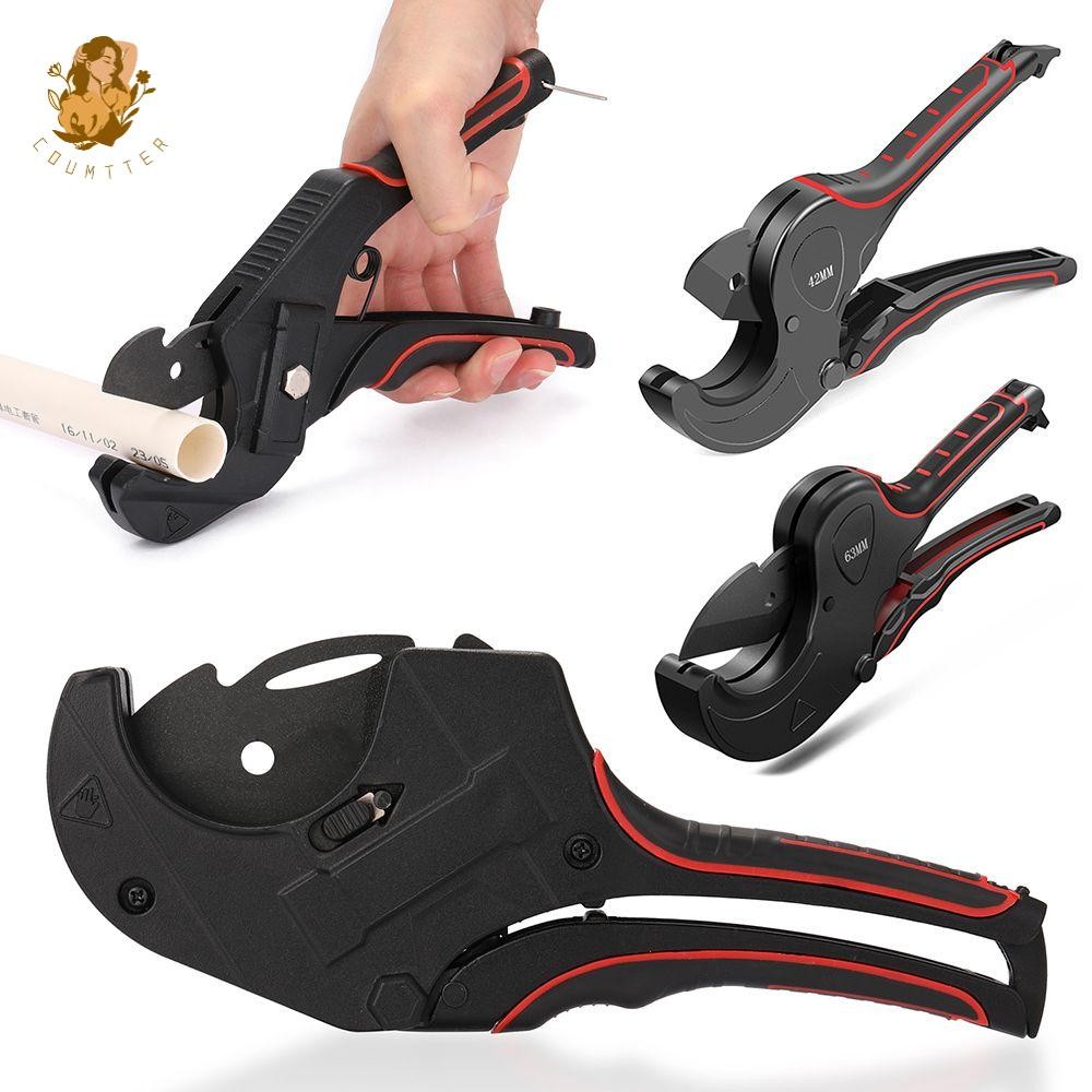 BACKSTAGEREAT PVC Pipes PP/PE ท่อ 32 มม.-75 มม.ท่อตัด Ratchet กรรไกร Self-locking Hot Melt Tube เครื