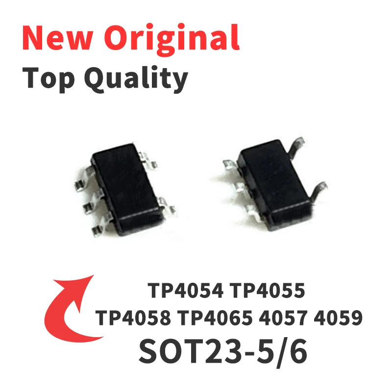 (2-10PCS) TP4054 TP4055 TP4058 TP4065 TP4057 TP4059 SMD SOT23 ชิป IC ยี่ห้อใหม่ PPOR