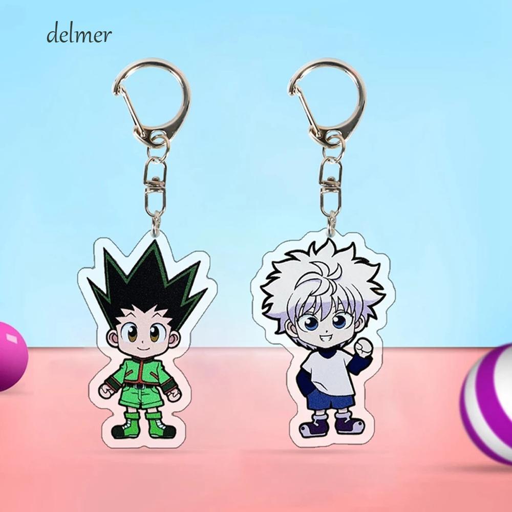 DELMER จี้พวงกุญแจ Zoldyck อะนิเมะสองด้าน Killua