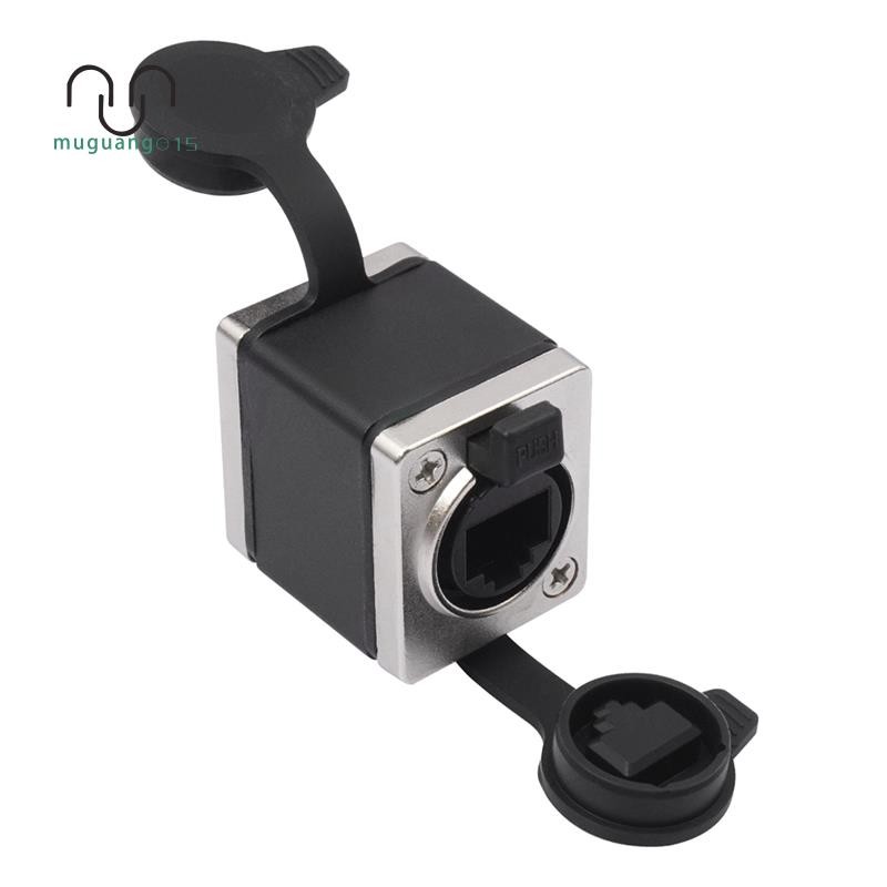 [ลดราคา M5]RJ45 Feedthrough Coupler RJ45 Network Female Straight Coupler RJ45 Connector