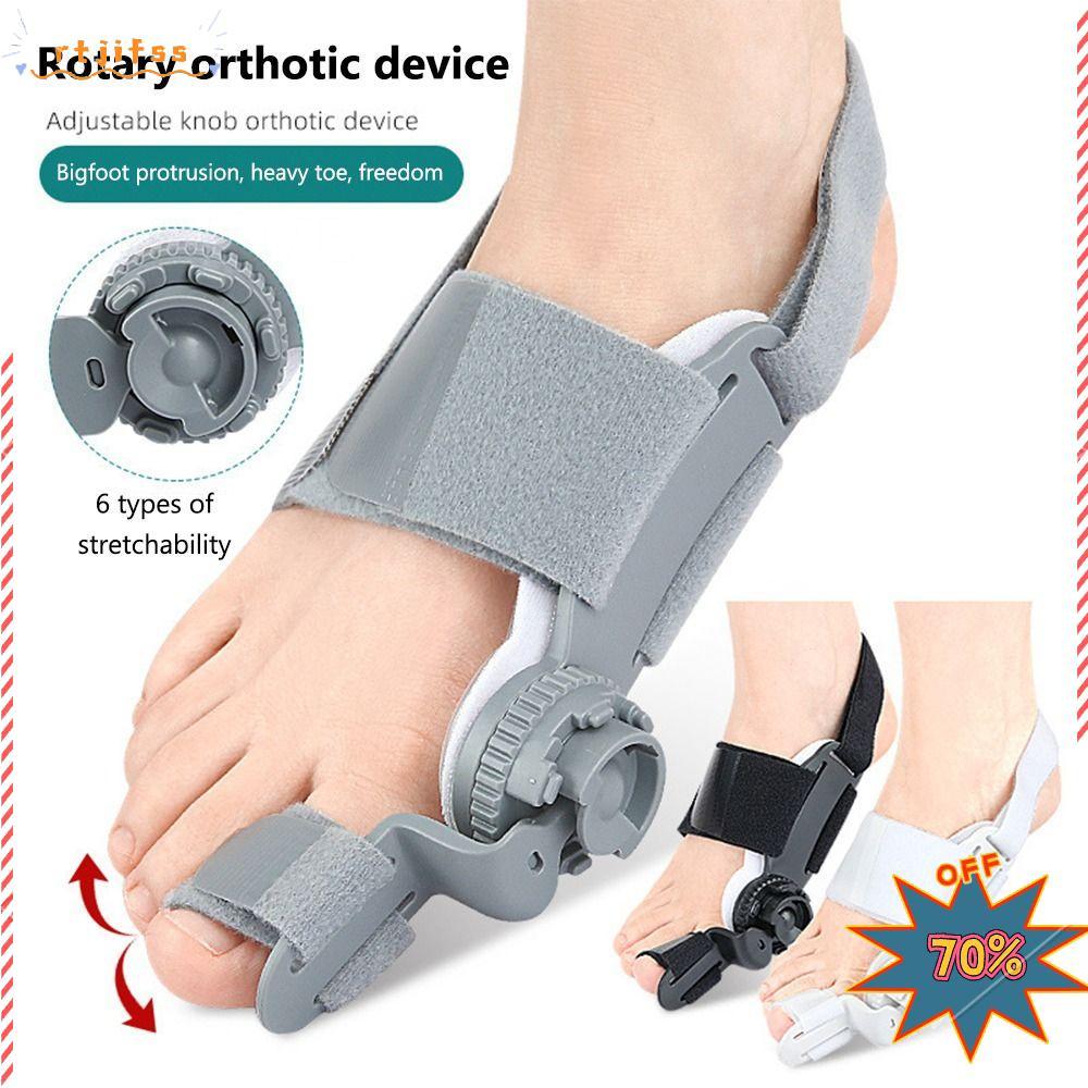 RTJIFSS99 Bunion Corrector, Pedicure Foot Care Adjustable Toe Corrector, Hallux Valgus Rotatable Big