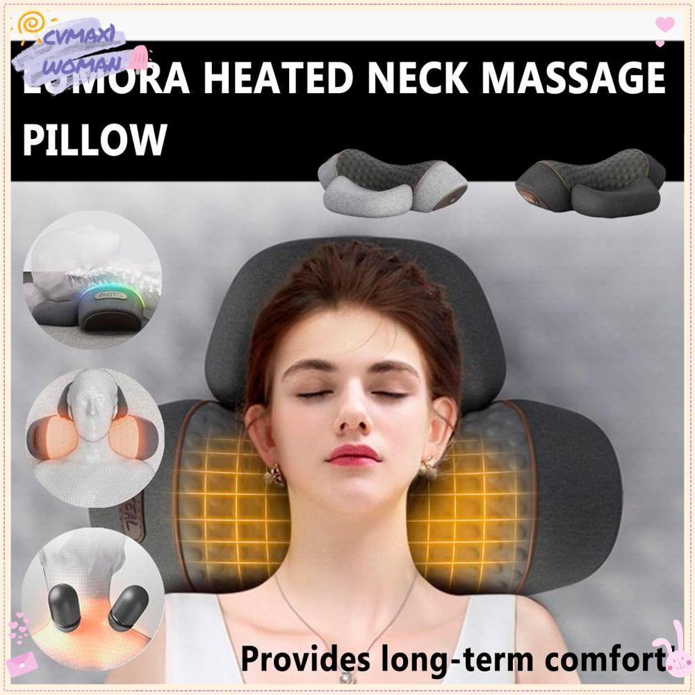 CYMX หมอนนวดคอ 3-in-1, คอนวดหน่วยความจําโฟมหมอนนวดคอ, 3-in-1 นุ่มนวดคอสําหรับคอเปลนวดผ่อนคลาย