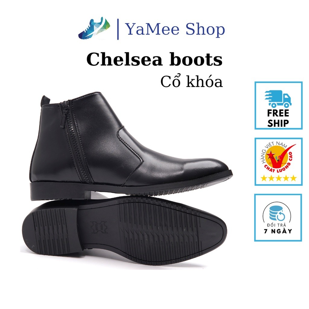 SD3 รองเท้าเชลซี รองเท้าคอล็อคคลาสสิก พื้นเย็บแข็งแรง
