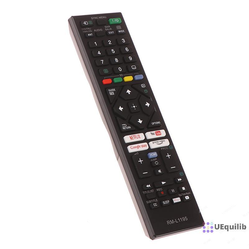 Uequilib Universal สมาร์ททีวีรีโมทคอนโทรลสําหรับ Sony LCD LED Bravia TV RM-L1195 RM-YD005 RM-YD092 R