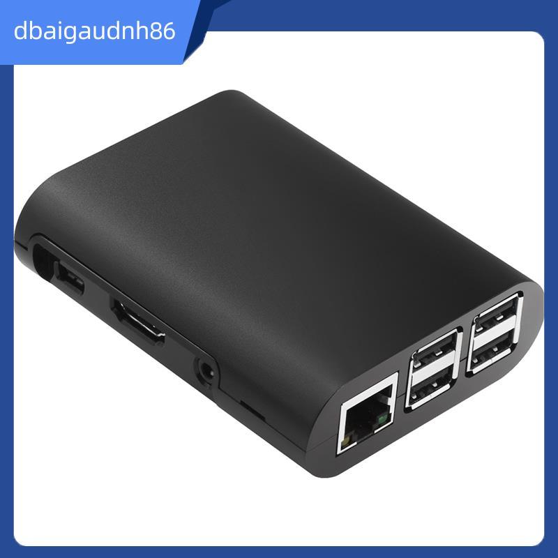 READY STOCKCase สําหรับ 3 Model B, Pi 2 รุ่น B & Pi B+4 สีดํา