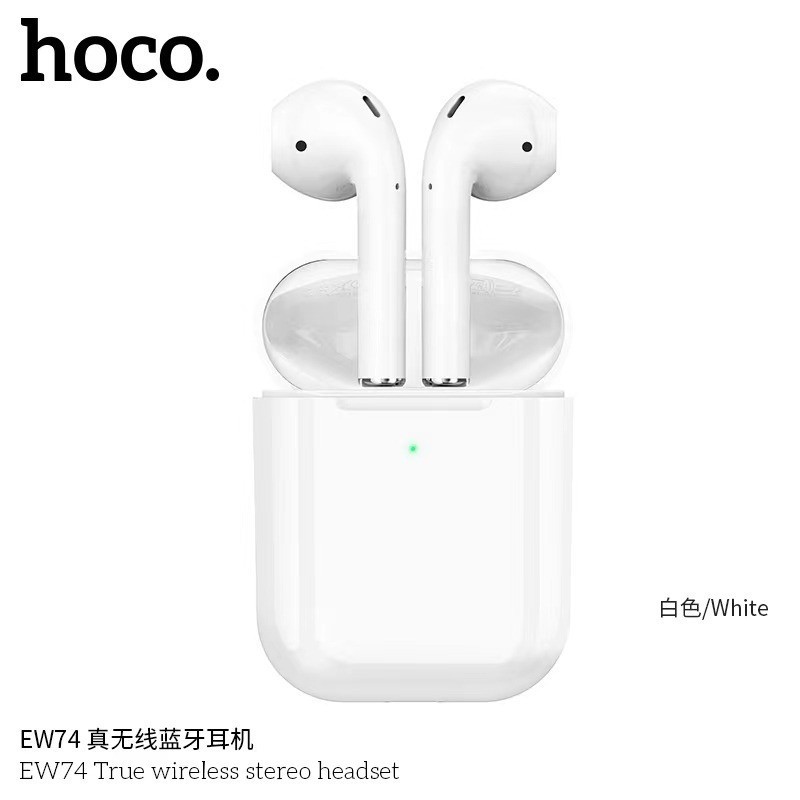 แท้100% ส่งไว รับประกัน1ปีเต็ม! HOCO EW74 หูฟังบลูทูธไร้สาย True Wireless Stereo Headset  BT Ver 5.4